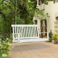 thumbnail image 2 of Outsunny 2-Seater Porch Swing Outdoor Patio Swing Chair with Slatted Design, 2 of 10