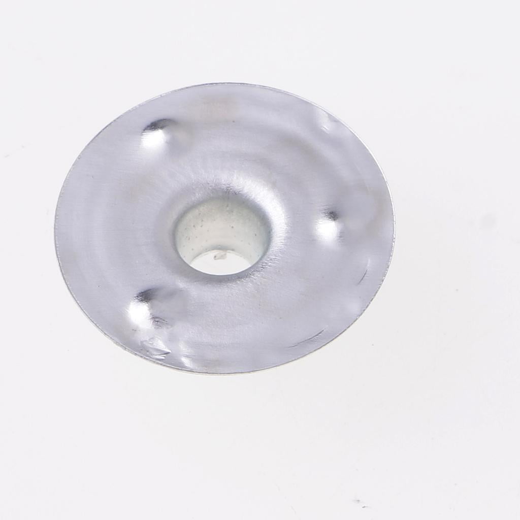 GUOOL 5- 500 Pieces Metal Candle Wick Sustainers Tabs Base for Candle Making 6 Pcs