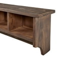 thumbnail image 3 of Alaterre Furniture Pomona Industrial 48 in. Solid Wood & Metal Coat-Rack With 6 Strong Coat Hooks and 4 Cubbies, 3 of 10