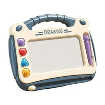 tzyudk Children's Drawing Board Magnetic Drawing Board Home Doodle Board Baby Writing Board Magnetic Colorful Painting Frame Drawing Table 10ml Affordable Useful Blue Plastic