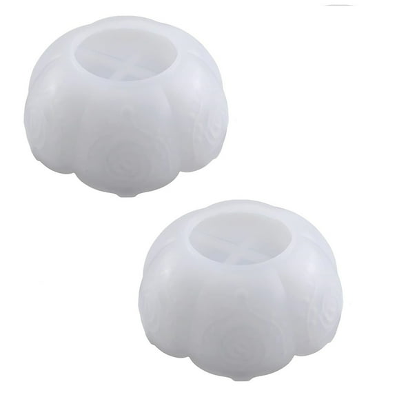 2PCS Flower Tray Resin Mold,Lotus Bowl Silicone Mold for Epoxy Resin Casting, Resin Concrete Mold for DIY Jewelry Holder