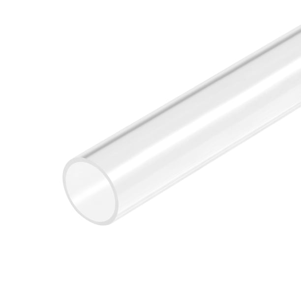Acrílico Tubo Transparente Rígido Redondo Tubo 26mm ID 32mm OD 18 para Lámparas y Linternas, Agua Refrigeración Sistema