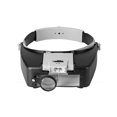 thumbnail image 2 of Ruzhgo ABS Acrylic Head-mounted Magnifier LED Lighting Replacement Reading Watchmaker On/Off Switch Battery Powered Reading Magnifying Glass Grey, 2 of 9