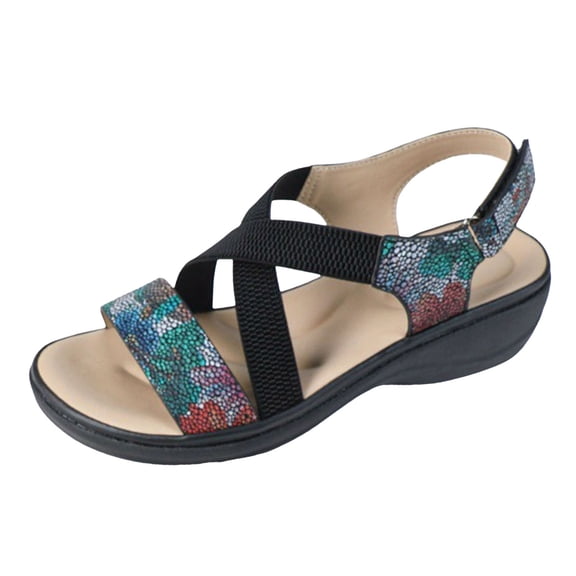 Mostsola Womens Orthopedic Sandals Comfort Wedges Slingback Heels Open Toe Summer Dress Shoes