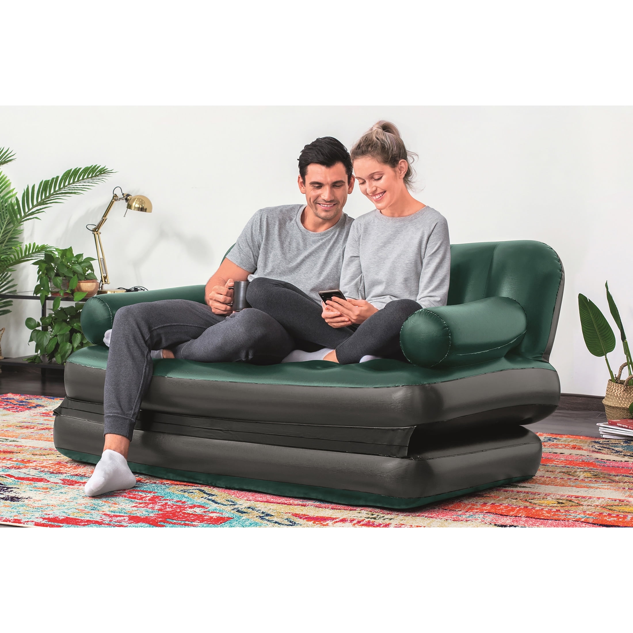 Ozark Trail 74 x 60 x 25 1.88m x 1.52m x 64cm Multi Max 5 in 1 Air Couch