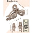 thumbnail image 5 of 4 Pcs Bow Hair Clips Bow Claw Clip for Women Nonslip Large Hair Claw Clips for Thin and Thick Hair Strong Hold Hair Bows, 5 of 7