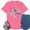 CharityPink, variant on Senior Mama Graduation Graphic Premium T-Shirt – Cute Colorful Lettering Tee for Women, Aqua, S