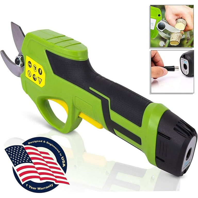 Battery powered hand discount shears