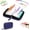 Blue, variant on A8 Waterproof Pill Organizer Set, 14 Day Pill Organizer with 14 Pill Pouches for Travel, Reusable BPA-Free Weekly Medicine Storage Binder with Large Zipper Pouch for Vitamins & Supplements (Pink)