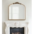 thumbnail image 2 of Kate and Laurel Arendahl Ornate Traditional Square Arched Mirror, 28 x 30, Antique Gold, Decorative Baroque Style Arch Vintage Mirror with Wide Frame and Ornamental Crown, 2 of 9