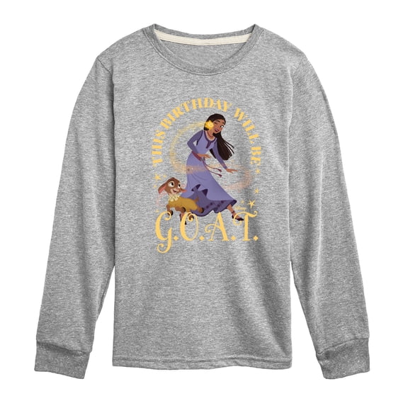 Disney - Wish - Birthday Goat - Toddler and Youth Long Sleeve T-Shirt