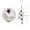 Type B, variant on Bird Chewing Toy Parrot Beak Grinding Calcium Stone with Bells Bird Cage Accessories Cage Toys for Rat Hamster Chinchilla Rabbit
