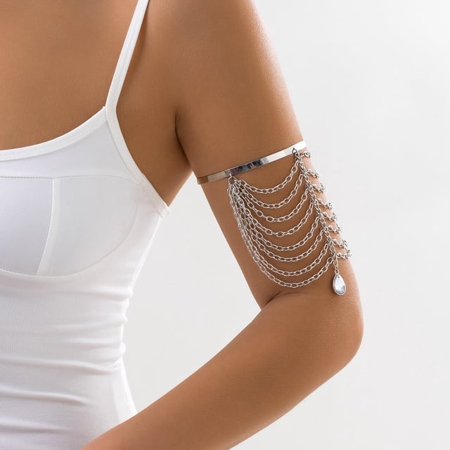 Pulsera en espiral de serpiente para hombre y mujer, brazalete de moda Punk, joyería