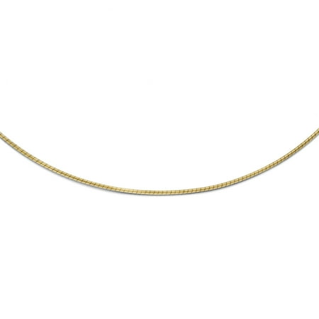 - 10k Yellow Gold Snake Wire Chain