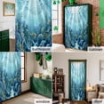 thumbnail image 6 of Shower Curtain, Underwater World Coral Seaweed Waterproof Shower Curtain Set with Hooks for Bathroom Showers,Stalls and Bathtubs,72x72In Seafloor Ocean Life Fish, 6 of 9