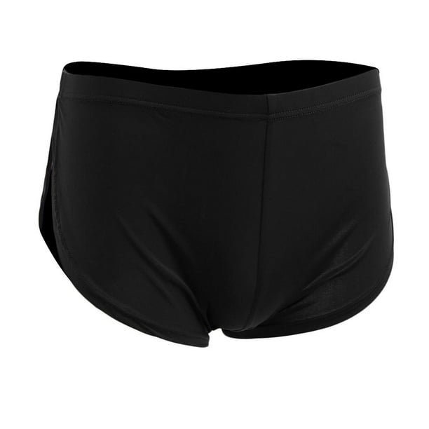 Calzoncillos Tipo Boxer con Abertura Lateral para Hombre Calzoncillos Calzoncillos Ropa Interior de cinturo Baja para Adultos Negro Salvador Ropa interior de los boxeadores de los hombres Walmart en l...