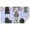 Poodles, variant on Pug and Footprint Rectangle Tablecloth 60"x84",Waterproof Polyester Rectangle Table Cloth, Wipeable Spillproof Polyester Tablecloth for Dining, Camping, Indoor and Outdoor
