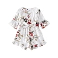 thumbnail image 3 of Mommy and Me Matching Clothes Mother Daughter Floral One Piece Jumpsuit Short Romper, 3 of 6