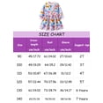 thumbnail image 3 of WIBACKER Little Girls Cotton Jersey Dress Floral Casual Sweater Dress Winter Long Sleeved Dresses 2T-7Y, 3 of 7