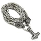 thumbnail image 1 of Collar De Cabeza De Lobo Vikingo De Acero Inoxidable Para Hombres Y Mujeres, Collar De Animal Gótico Nórdico Methold AP005523-00, 1 of 6