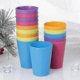 thumbnail image 2 of 15pcs Colorful Plastic Cups Home Beverage Drinking Cup Reusable Holiday Party Tableware And Party Supplies 101-200ml (mixed Color), 2 of 3