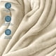 thumbnail image 5 of Bare Home Manta de Felpa Polar de 300 G/M², Microfibra Mullida, Suave y Afelpada, Tamaño King, Ostra, 5 of 7