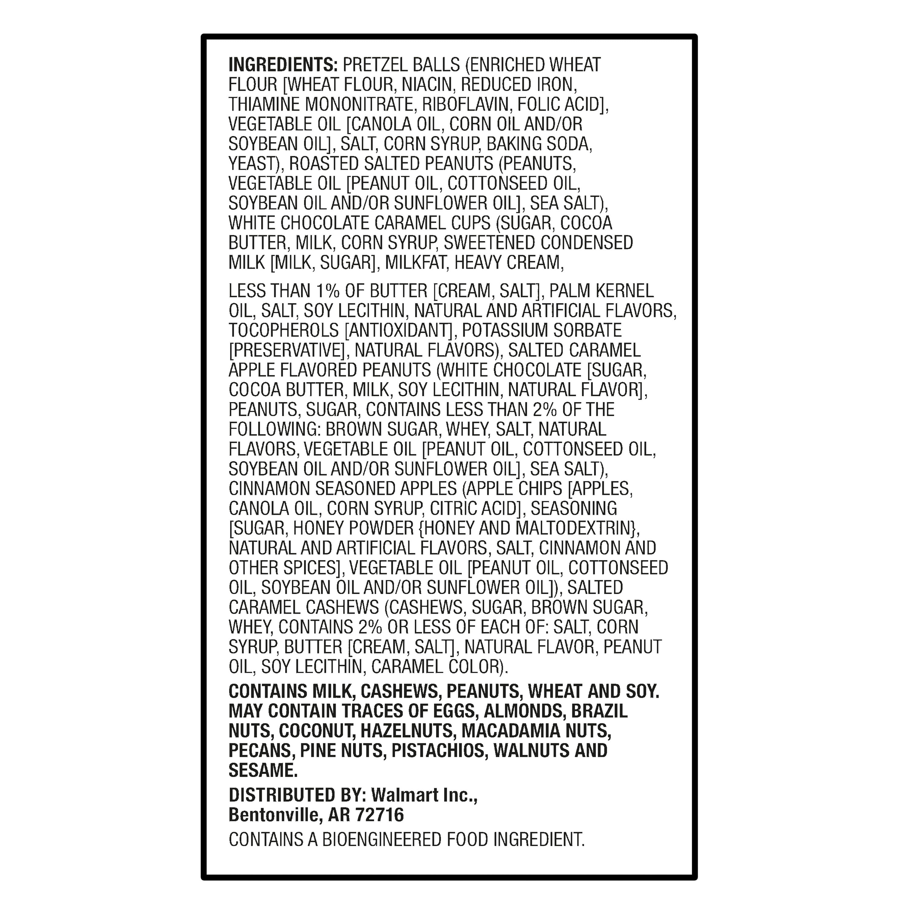 (4 pack) Great Value Caramel Apple Trail Mix, 16.5 oz Bag