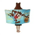 thumbnail image 5 of Space Jam Kids Taz Hooded Towel, Cotton, Blue, Warner Brothers, 5 of 7