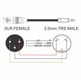 thumbnail image 3 of 3.5mm TRS Male to XLR Female Balanced Mic/Audio Cable, 3 of 3