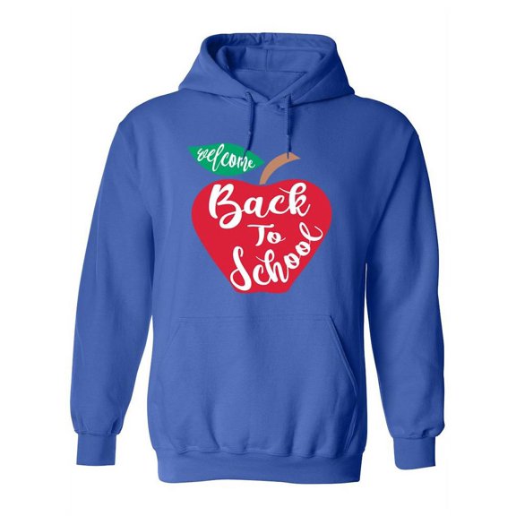Back To School Apple Hoodie Women -SPIdeals Designs, Female 3X-Large
