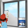 thumbnail image 1 of Pintura de vidrio esmerilado para ventanas y puertas | Recubrimiento de privacidad translúcido | Fácil aplicación | Mampara de baño de oficina | Acabado mate duradero | Bloquea la visibilidad pero, 1 of 2