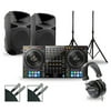 Pioneer DJ DJ Package with DDJ-1000 Controller and Gemini HPS BLU Series Speakers 12" Mains