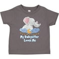 thumbnail image 3 of Inktastic My Babysitter Loves Me Cute Elephants Clouds Moon and Stars Boys or Girls Toddler T-Shirt, 3 of 5