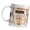 White, variant on Lynono Co.,Ltd Creative Barber Inspires Drinking Mug With Ergonomic Handle Dishwasher Safe Cup