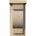 thumbnail image 2 of 5 1/2"W x 8"D x 12"H Alpine Smooth Corbel w/Backplate, Douglas Fir, 2 of 9