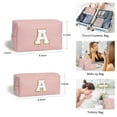 thumbnail image 2 of YOOLIFE Personalized Makeup Bag Cosmetic Bag, Makeup Bag with Small Makeup Brush Bag Travel Toiletry Bag Makeup Pouch Cute Makeup Bag Gifts for Her, 2 of 7