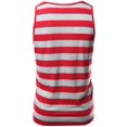 thumbnail image 2 of FashionOutfit Men's Basic Round Neck Stripe Tank Tops, 2 of 3