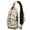 Psychedelic Mus, variant on Artistic Paisley Sling Backpack – Bohemian Floral Crossbody Daypack, Lightweight Travel Bag with Adjustable Strap & Multiple Compartments