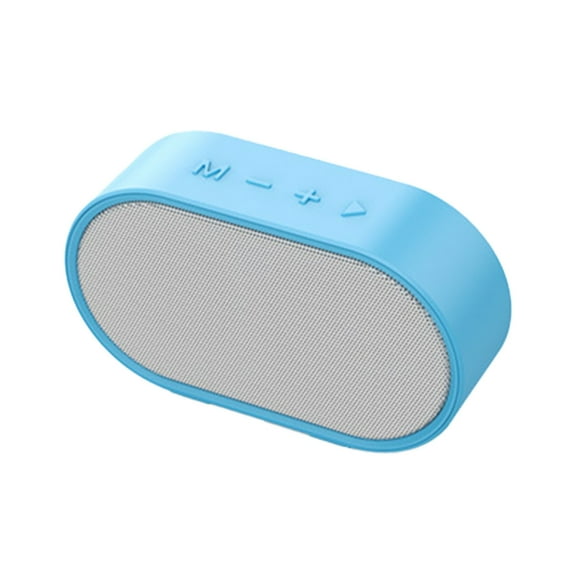 LACKUST Mini Bluetooth Speaker 5.3, Small Portable Wireless Speaker with Bass, Long Battery Life for Desk Office Outdoor, Blue