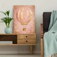 thumbnail image 5 of Pink Gold Hot Air Balloon Canvas Wall Art， Perfect for Living Room， Bedroom， Nursery， Office and Hallway Decoration., 5 of 8