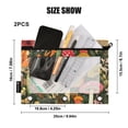 thumbnail image 4 of FORMRS 2 Pack Pencil Pouch for 3 Ring Binder with Clear Window Zipper Case, Colorful Mushroom, 4 of 6