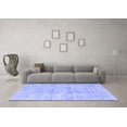thumbnail image 3 of Ahgly Company Machine Washable Indoor Rectangle Persian Blue Traditional Area Rugs, 5' x 7', 3 of 4