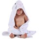 thumbnail image 1 of Albornoz de algodón con capucha para bebé con cara de animal para niños y niñas de 0 a 6 años, color blanco Sincero Ropa, 1 of 6