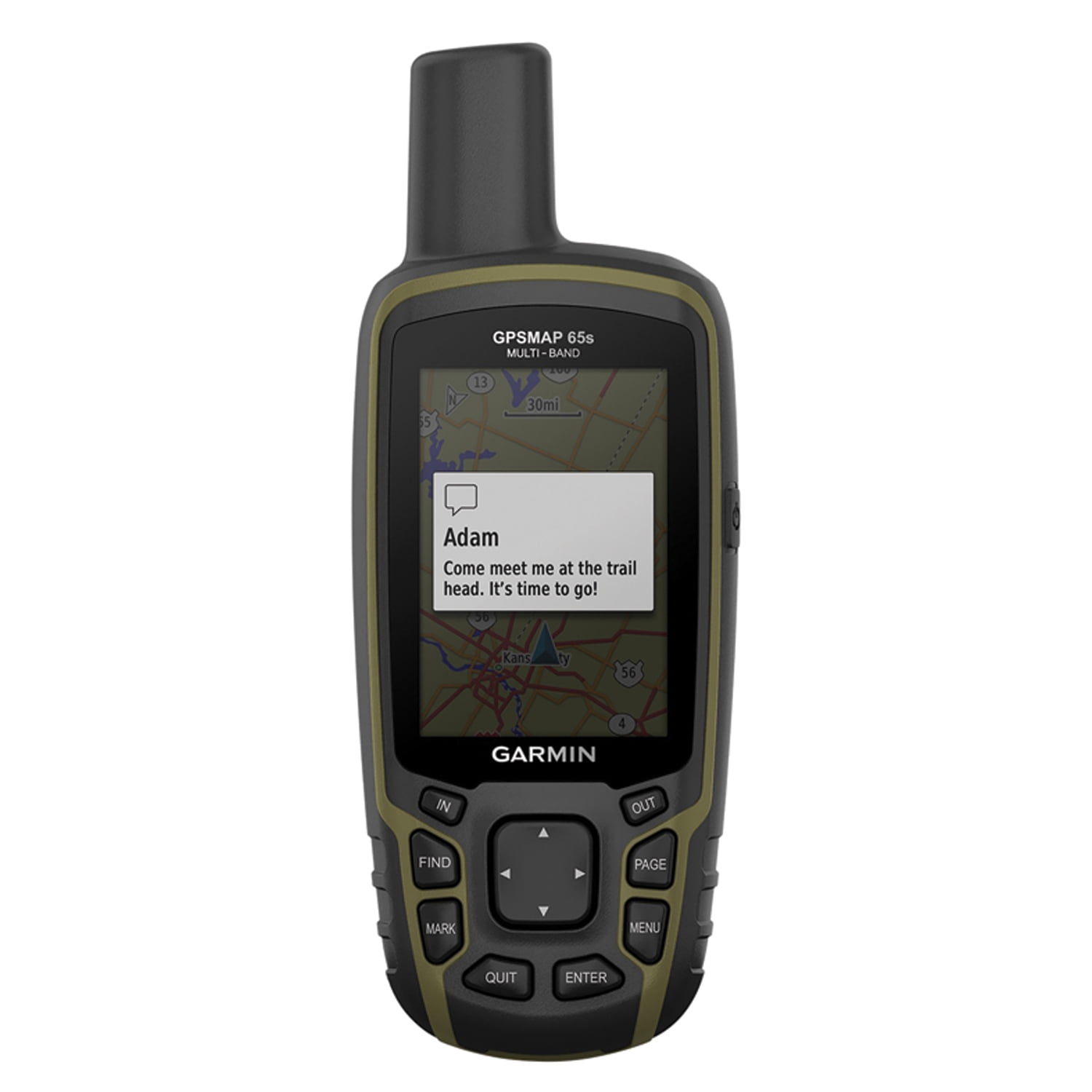 Garmin 010-02451-10 GPSMAP 65s Multi-Band/Multi-GNSS Handheld with Sensors