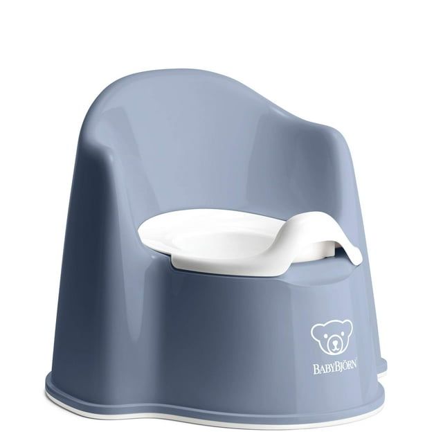 BabyBjorn Chaise de Petit Pot, Bleu Foncé/blanc
