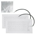 thumbnail image 1 of Amdohai 2pcs 12V Car Seat Cushion Heating Pads Carbon Fiber Car Seat Heater Heat Mat Universal for Vehicle Seat, 1 of 8