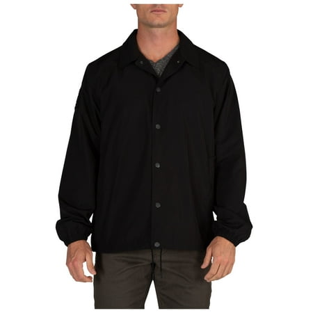 5.11 Tactical Men's Raghorn Coaches Jacket, 100% Polyester Fabric, RapiDraw Interior, Black, 2XL, Style