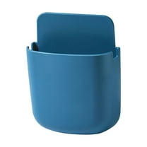 TACILIP Holders, Remote Control Wall Hanging Box Wall-mounted Storage Box Punch-free Mobile Phone Storage Rack Hanger, Storage and Organizer