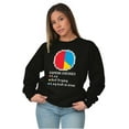 thumbnail image 4 of Gaming Excuses Pixelated Lag Video Gamer Unisex Plus Fleece Graphic Sweatshirt Brisco Brands 2X, 4 of 5