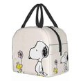 thumbnail image 2 of Snoopy Lunch Bag with Floral Design Name, Color Image Color, 2 of 5